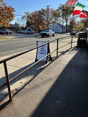 Convenient handicap entrance