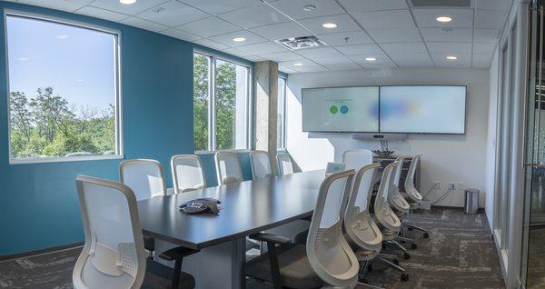 The ENA Conference room is the perfect size for your team to come up with your next big idea!