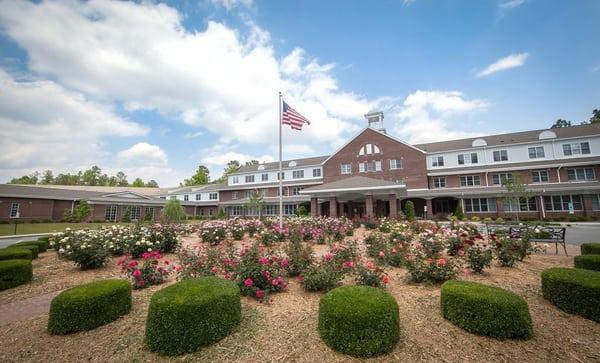 Rose Garden in full bloom