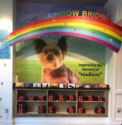 The Rainbow Bridge to comfort pet owners for their loss