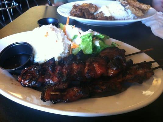 Pork BBQ with garlic rice