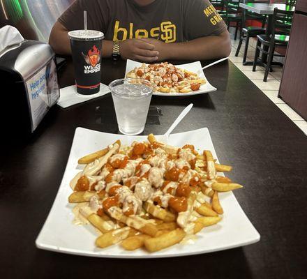 Hot Buffalo Fries & Mango Habanero Buffalo Fries