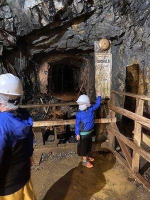 Mine tour