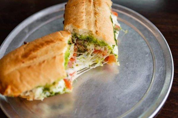 Chicken pesto sandwich