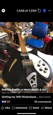 My Rickenbacker, when I left it to get checked out and possibly restored I went back later and they said it was never there.  Careful.