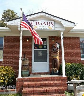 Georges' cigar shop in Swansboro, NC.