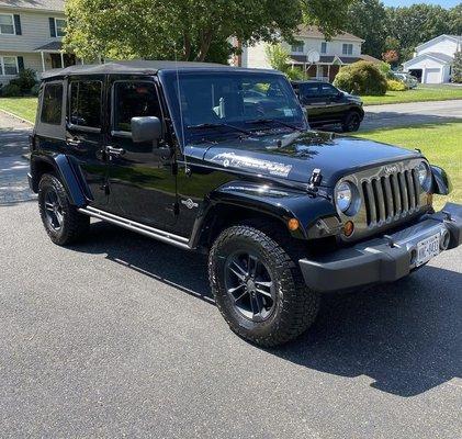 Full detail and paint correction on this Jeep