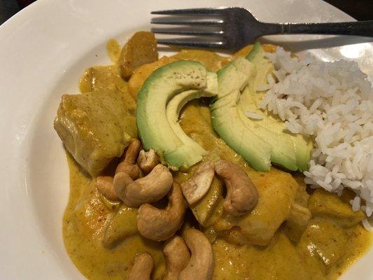 Massaman Curry shrimp