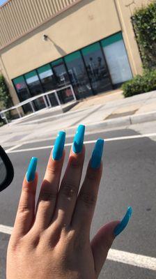 Blue Nails