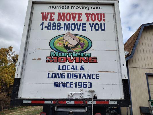 Both trucks were well stickered up and the guys in sharp uniforms- grateful for my local movers with Murrieta movers