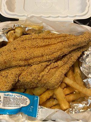 2 piece fish fillet- $14.00