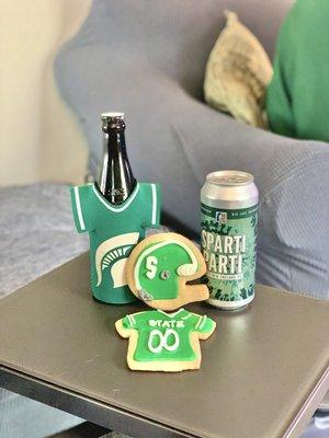 Amazingly themed cookies for the MSU vs. U of M football game!