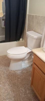 New toilet.