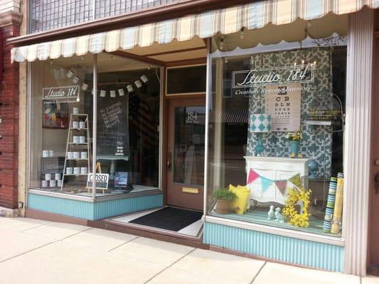 Studio 184 is located at 184 W. Main St. Stoughton, WI. 608.877.0100
 Annie Sloan Stockist and Madison's Chalk Paint® Learning Center