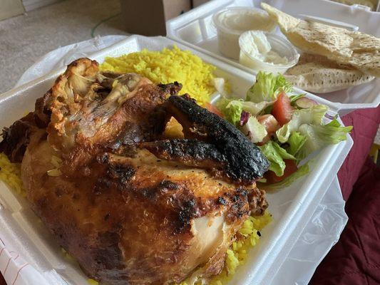 Rotisserie Chicken plate $18