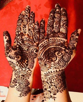 Mehandi for Karwachauth festival.