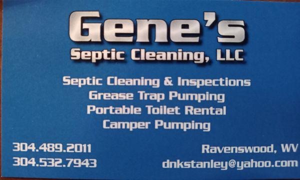 Gene's Septic Cleaning LLC