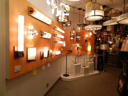 Sonneman Lighting Gallery in Showroom