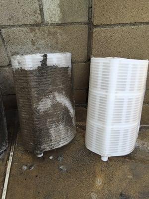 Cleaning filter grids!