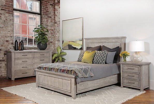 This stunning transitional style collection is crafted to evoke harmony and relaxation.This bedroom set is eco-friendly.