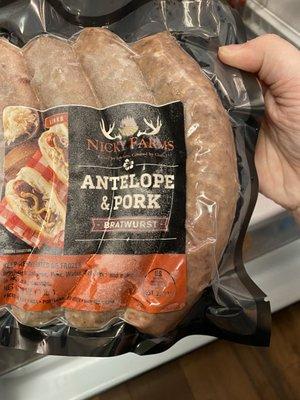 Antelope sausage