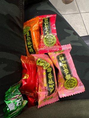 They gave us these for Chinese New Year! Each one is so good.