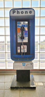 A nostalgic payphone in working condition