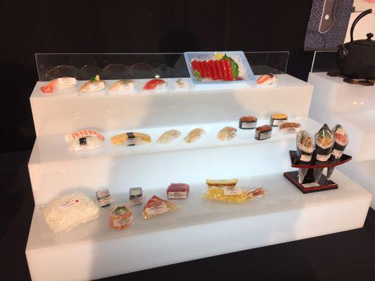 rubber/plastic sushi display