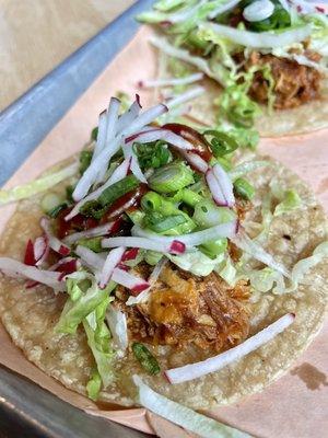 Mojo Braised chicken taco