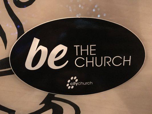 be THE CHURCH