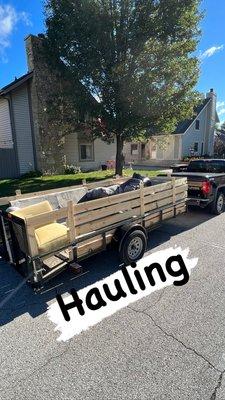 Hauling available, furniture movers etc.