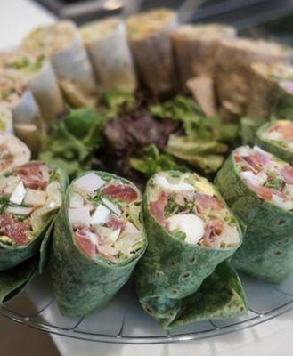 Our delicious wrap platters ready for any group outing or business lunch