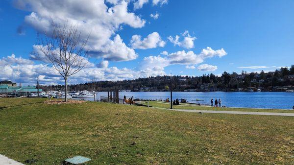 Looking left on Portage Bay (3/26/23)