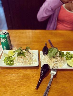 Toppings for pho