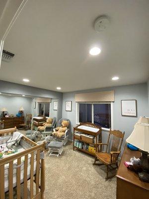 LED lighting install