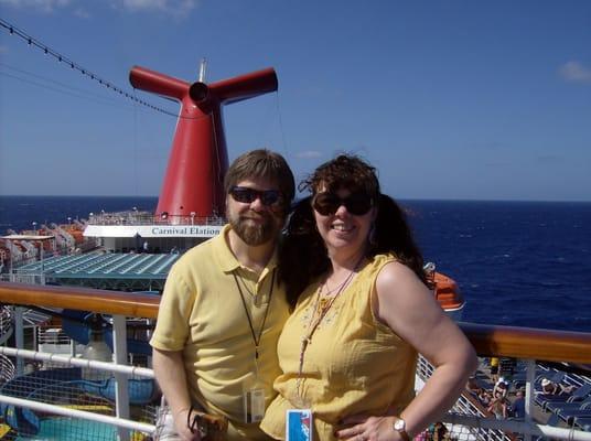 Cruising on the Carnival Elation 2012 with the McClellans