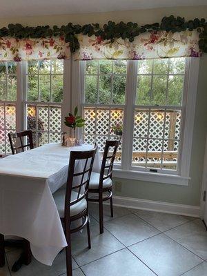 Porch room of Collington Cafe