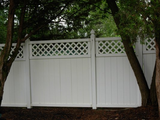 Pressure Washing Fence - After