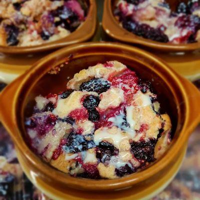 Triple Berry Cobbler