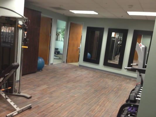 Pt/Rehab/Work out area