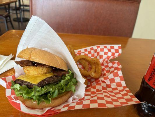 Hickory BBQ burger