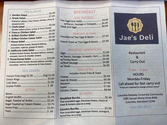 Jae's Deli