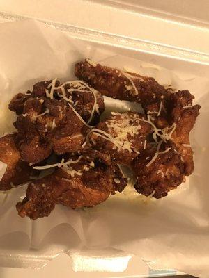 Garlic Parmesan wings