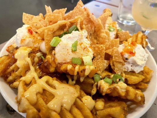 Crab Rangoon fries