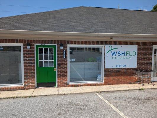 WshFld Laundry drop off store front. Always ready to help