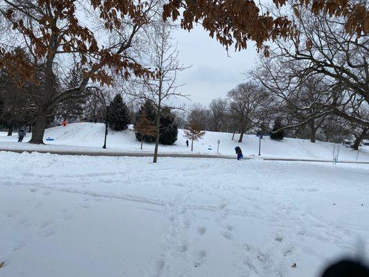 Sledding hill