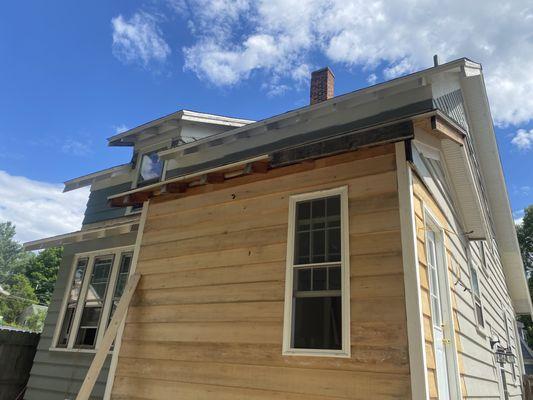 Siding addition