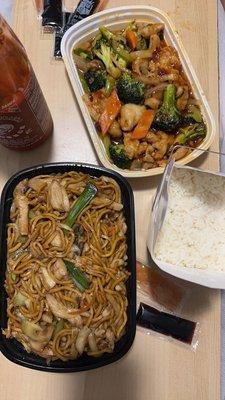 36. Chicken Lo Mein  69. Chicken with Garlic Sauce