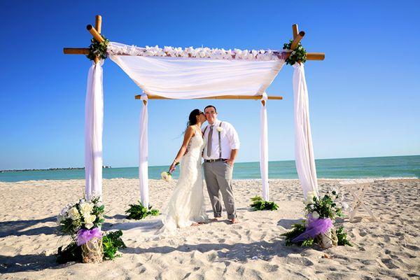 Lido Beach is a favorite place for destination weddings