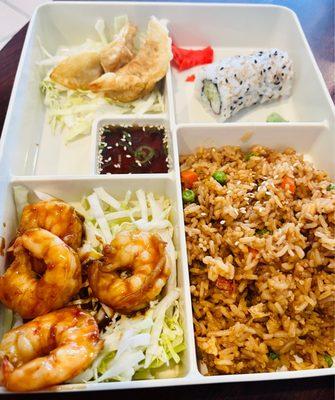 Shrimp Teriyaki Bento Box